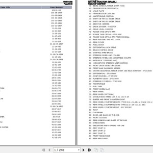 Challenger WT470B Tractor Parts Manual PDF VBWT470B