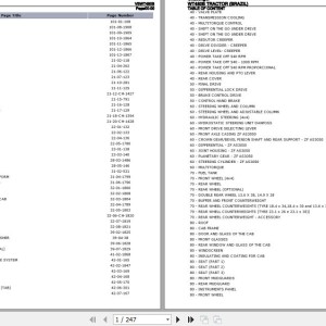 Challenger WT480B Tractor Parts Manual PDF VBWT480B