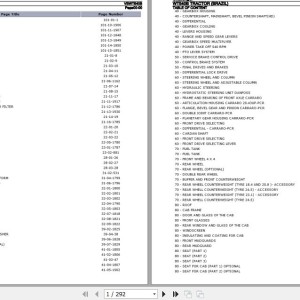 Challenger WT540B Tractor Parts Manual PDF VBWT540B