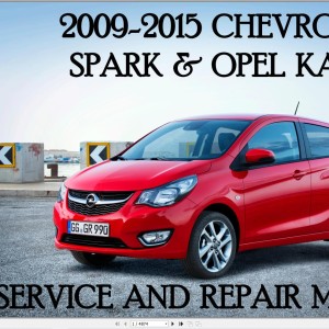 Chevrolet Spark & Opel Karl 2009-2015 Service Repair Manual and Wiring Diagram