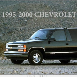 Chevrolet Tahoe 1995-2000 Service Repair Manual and Wiring Diagram