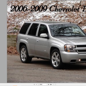 Chevrolet Trailblazer 2006-2009 Service Repair Manual and Wiring Diagram