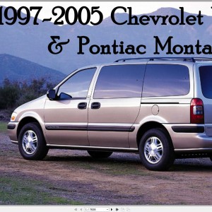 Chevrolet Venture & Pontiac Montana 1997-2005 Service Repair Manual and Wiring Diagram