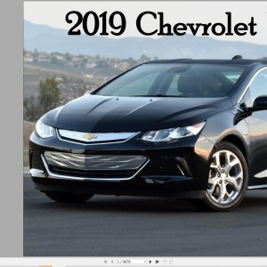 Chevrolet Volt 2019 Service Repair Manual and Wiring Diagram