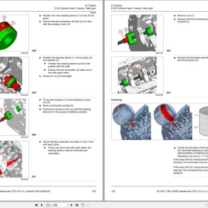 Claas Deutz TCD 3.6 L4 Liebherr D914 Repair Manual 00 0301 796 2