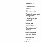 Claas JAGUAR 695 MEGA - 682S Forage Harvesters Repair Manual