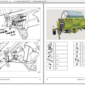 Claas Forage Harvesters PICK UP 300 Fitting Instruction