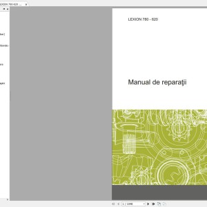 Claas LEXION 780-620 Repair Manual