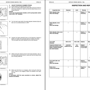 Hino 500 FC3J GD1J FG1J GH1J FM1J FM2P Workshop Manual S1-YFCE16A