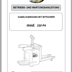 Clark 320 P4 Diagram Parts Operating and Maintenance Manu
