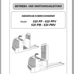 Clark 620 PF PF PFV PM PMV Diagram Parts Operating and Maintenance Manual