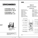 Clark C 15 - 20s D L G Service Manual 8076486 SM 819