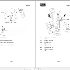 Clark C 20 25 30 33 35 G P232G 9863 CNF Parts Manual