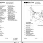 Clark CDP CGP 20 - 35 D LPG 8908 8905 Parts Manual 4340290