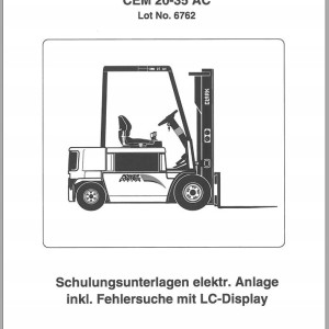 Clark CEM 20 - 35 AC 6762 Service Manual SM 5172 GEF