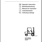 Clark CGC 40 - 70L Operator Manual 8041618 OM-762