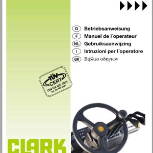 Clark CGP CDP 20 35 GEF 8905 8908 Operator Manual 4340291 OI-770 GEF