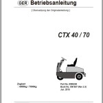 Clark CTX 40 70 Operator Manual 8096248 OM 857