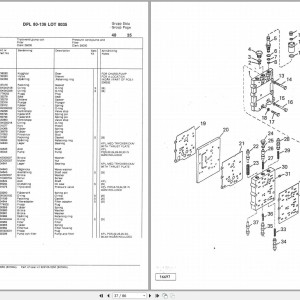 Clark DPL 80 - 136 8035 Parts Manual