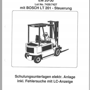 Clark EM 20 - 30 7426 7427 Service Manual SM 5157 GEF