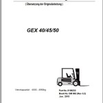 Clark GEX 40 45 50 Operator Manual 8106233 OM 892