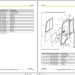 Clark GEX20 - GEX25 Cabin Parts Manual 4581115 PB-EU118