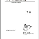 Clark PX 20 Operator Manual 8114067 OM 909