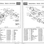 Clark Y800 Diesel 3795 - 4575 Parts Manual Y154 4575