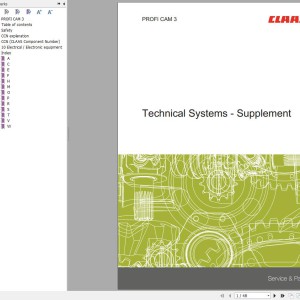 CLAAS CERES 346-316 2WD 4WD A17 Operators Assembly Technical Repair Manual