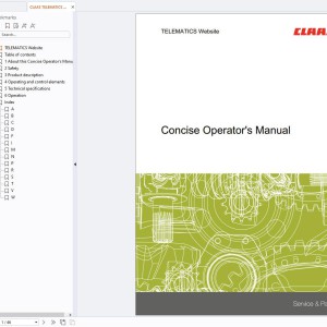 CLAAS XERION 3800-3300 TRAC E52 Assembly Operators Technical Manual