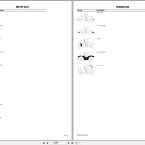 CLAAS XERION 3300 78100011-7800109 Parts Catalog