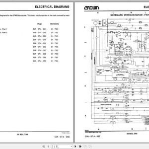 Crown 30 SP Electrical & Hydraulic Schematic