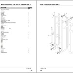 Crown ESR 1000 Parts and Service Manual