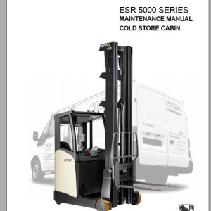 Crown ESR5000 Series Cold Store Cabin Maintenance Manual 812751-006