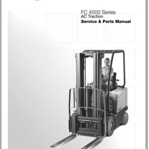 Crown FC 4500 AC Service & Parts Manual PF15703-006