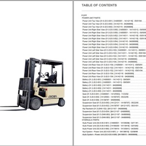 Crown FC FP Parts and Service Manual