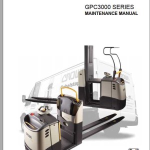 Crown GPC3000 Series Maintenance Manual 812571-006