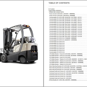 Crown IC C-5 Cushion Engine 4024AN20 Parts and Service Manual