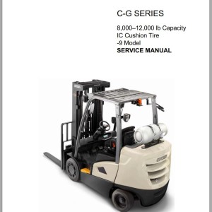 Crown IC C-G Cushion 9 Series 8-12K Operation Maintenance and Service Manual