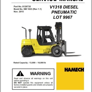 Crown IC Hamech 2012 - V1318 Parts and Service Manual