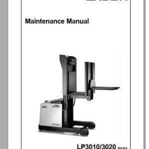 Crown LP3010 3020 Series Maintenance Manual 812521-006