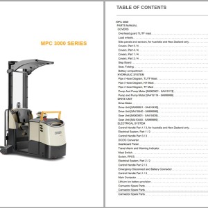 Crown MPC 3000 Parts and Service Manual