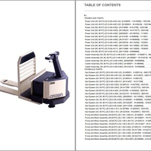 Crown PC Parts and Service Manual