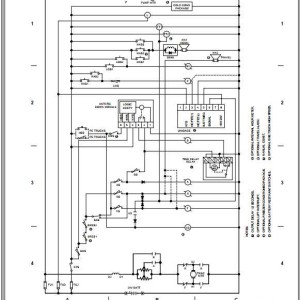 Crown PE 3000 Electrical & Hydraulic Schematic