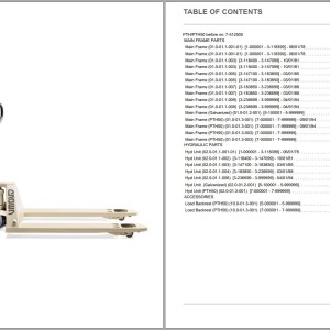 Crown PTH PTH 50 Parts and Service Manual