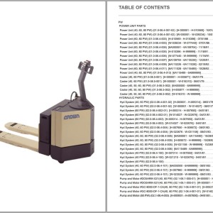 Crown PW Parts and Service Manual