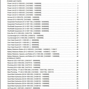 Crown RC 5700 Parts and Service Manual