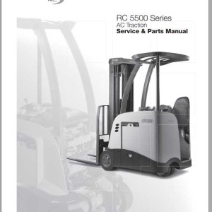 Crown RC5500 AC Service & Parts Manual PF15343-006
