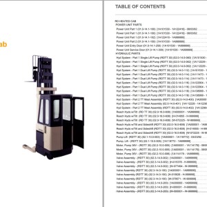 Crown RD Heated Cab Parts and Service Manual