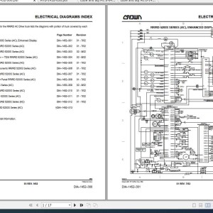 Crown RR 5200 AC Electrical & Hydraulic Schematic